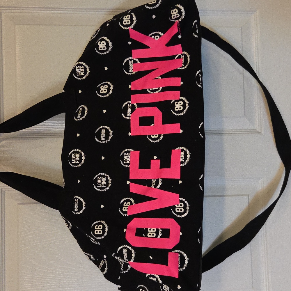 Pink Victoria Secret Duffle Bag